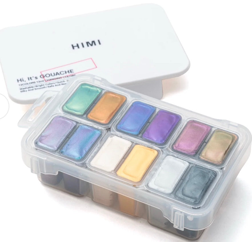 Himi Jelly Cup colour shift Gouache