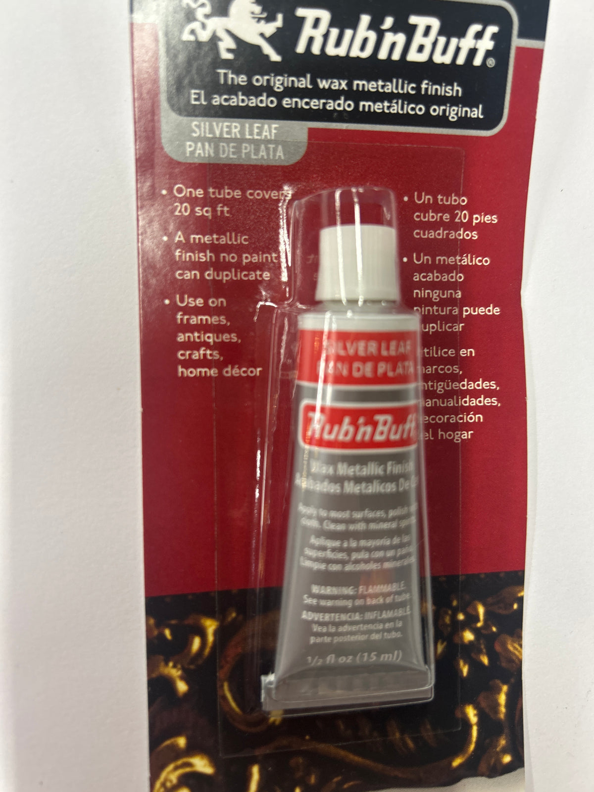 Rub'n Buff Wax Metallic Finish 15ml