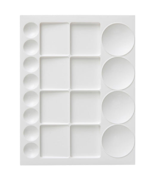 20 Well Plastic Rectangle Palette