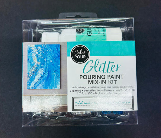 Glitter Pouring kit with glue