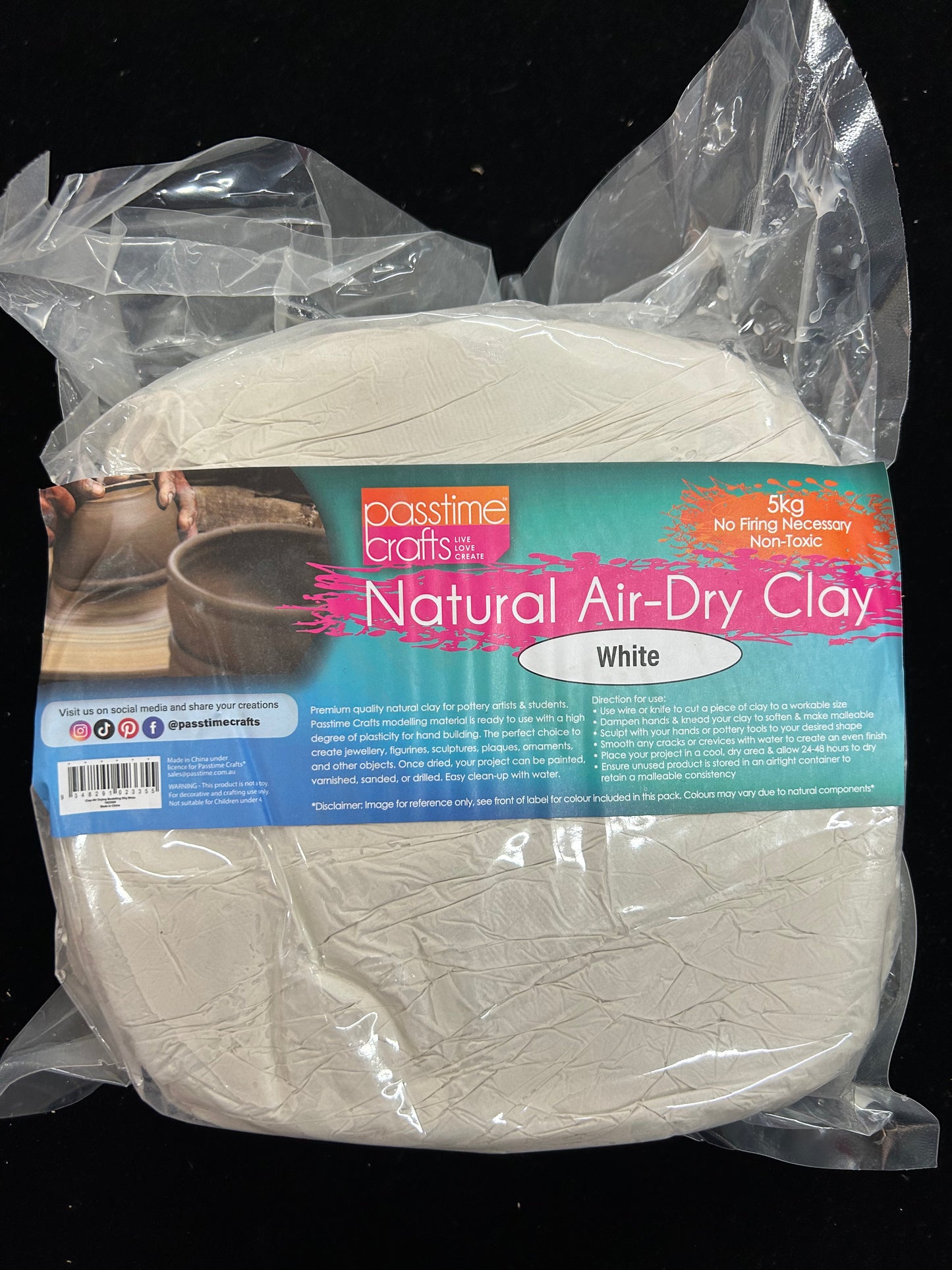 Natural Air Dry Modelling Clay