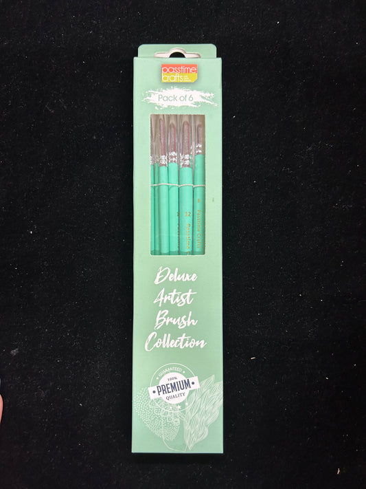 Deluxe Pastel Synthetic Brush Collection