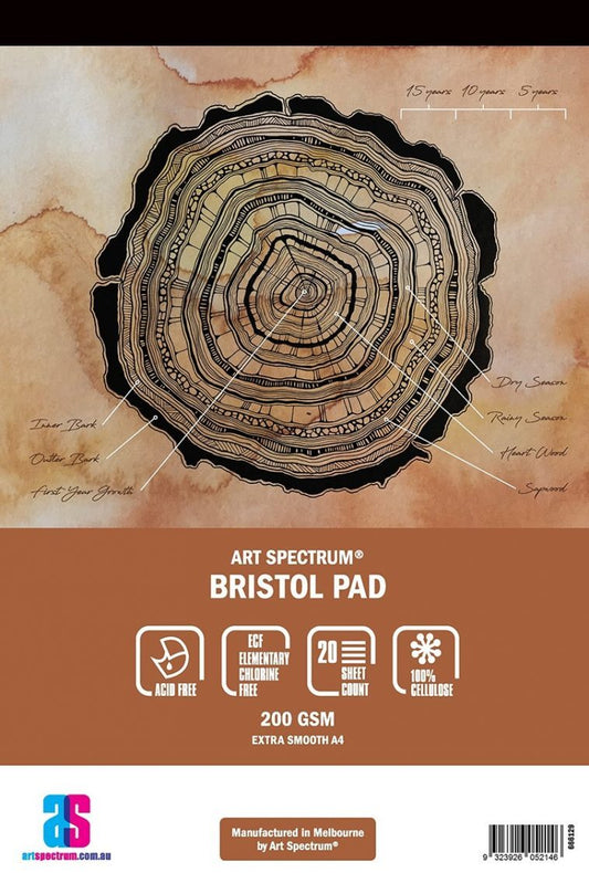 Bristol Paper Paper Pad A4 200gsm 20 Sheets